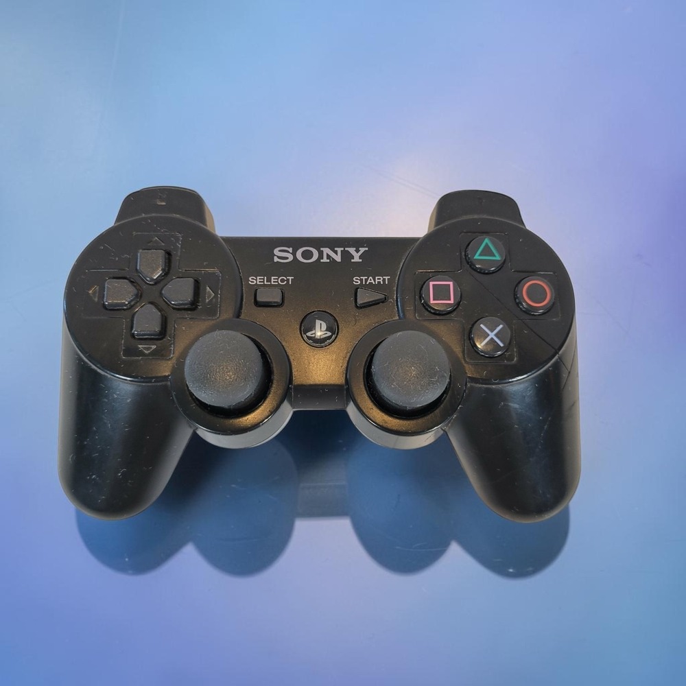 Sony PS3 DualShock 3 Wireless Controller Black OEM Tested
